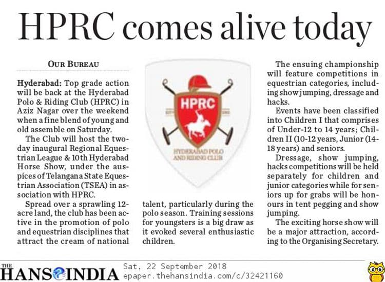 1st Regional Equestrian League & 10th Hyderabad Horse Show - Image 8