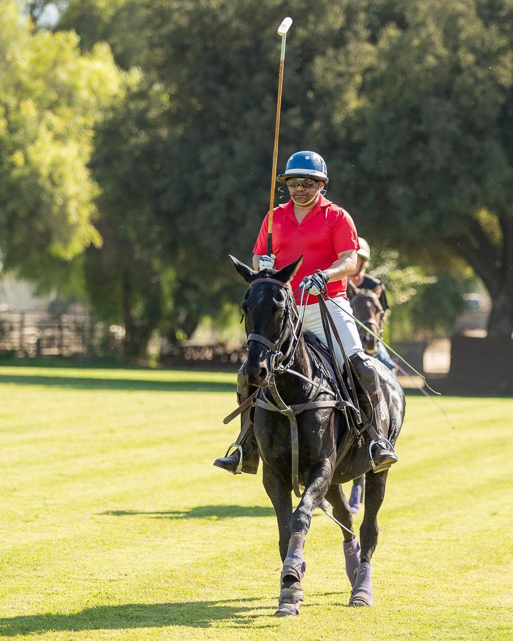 HPRC San Diego 2024 - rider in red shirt