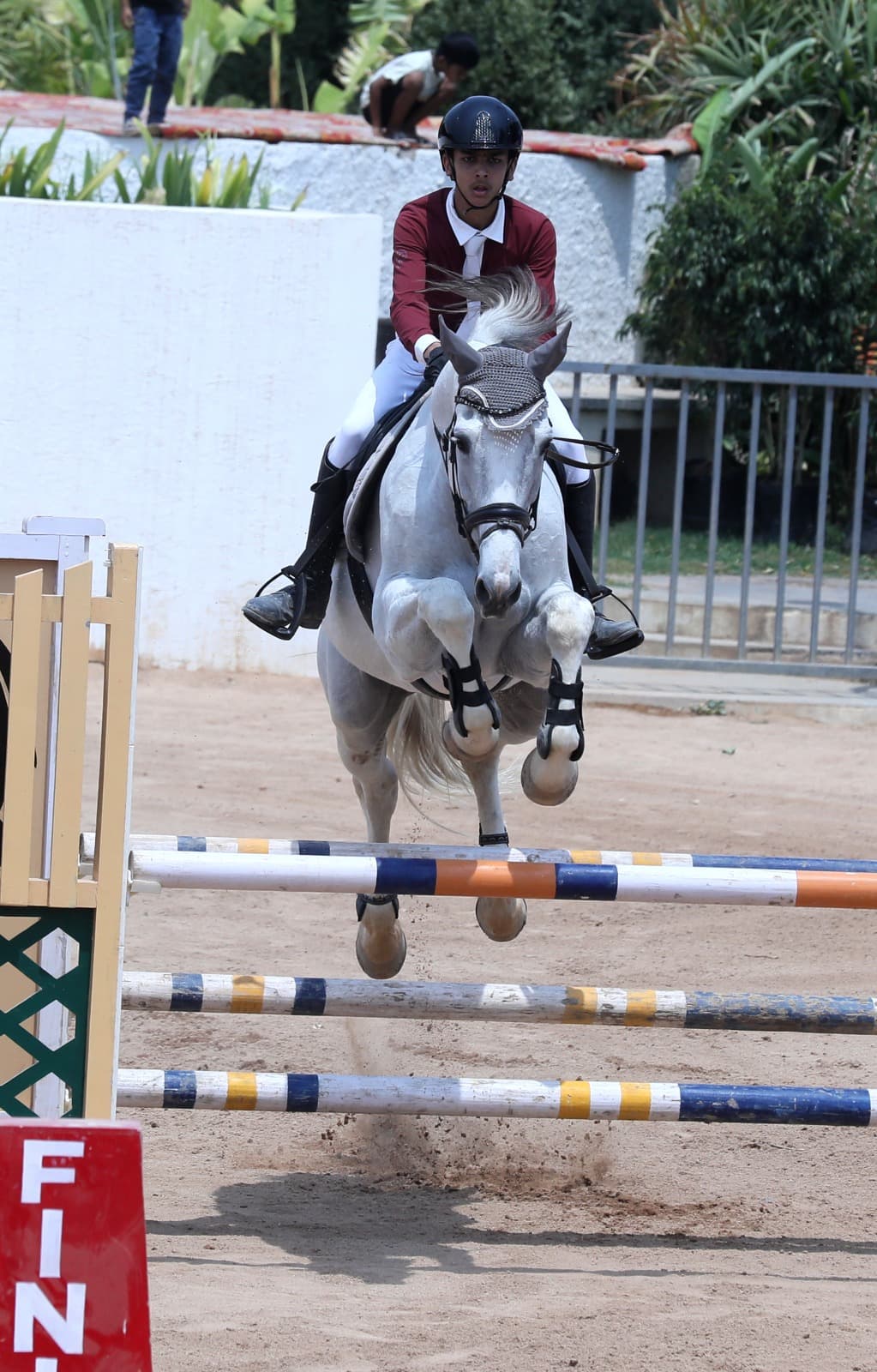 Show jumping action at HPRC Equestrian Challenge 2026 — 17 May Morning Session