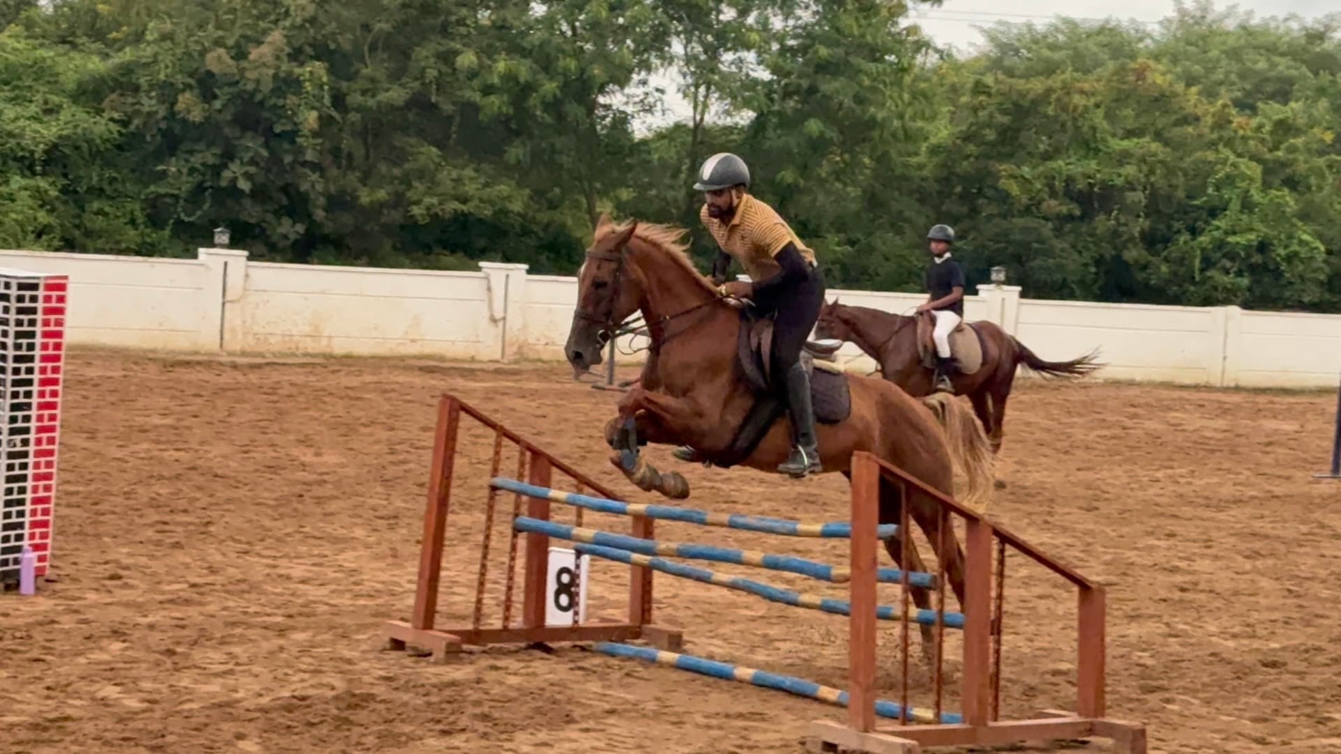 Abdul Mannan — 2nd, Show Jumping — Open - 60 CM
