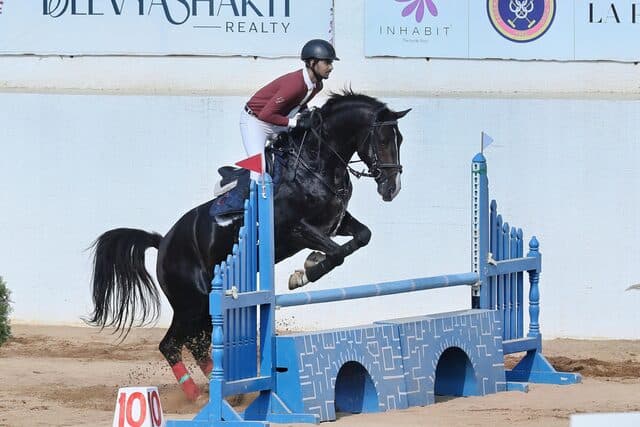 Eeshaan Bharadwaj — 2nd, Show Jumping — 100–105 cm, Under 18