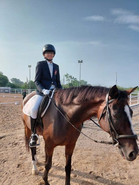 Gautam Sanjay Sujanaani — 1st, Dressage — Junior