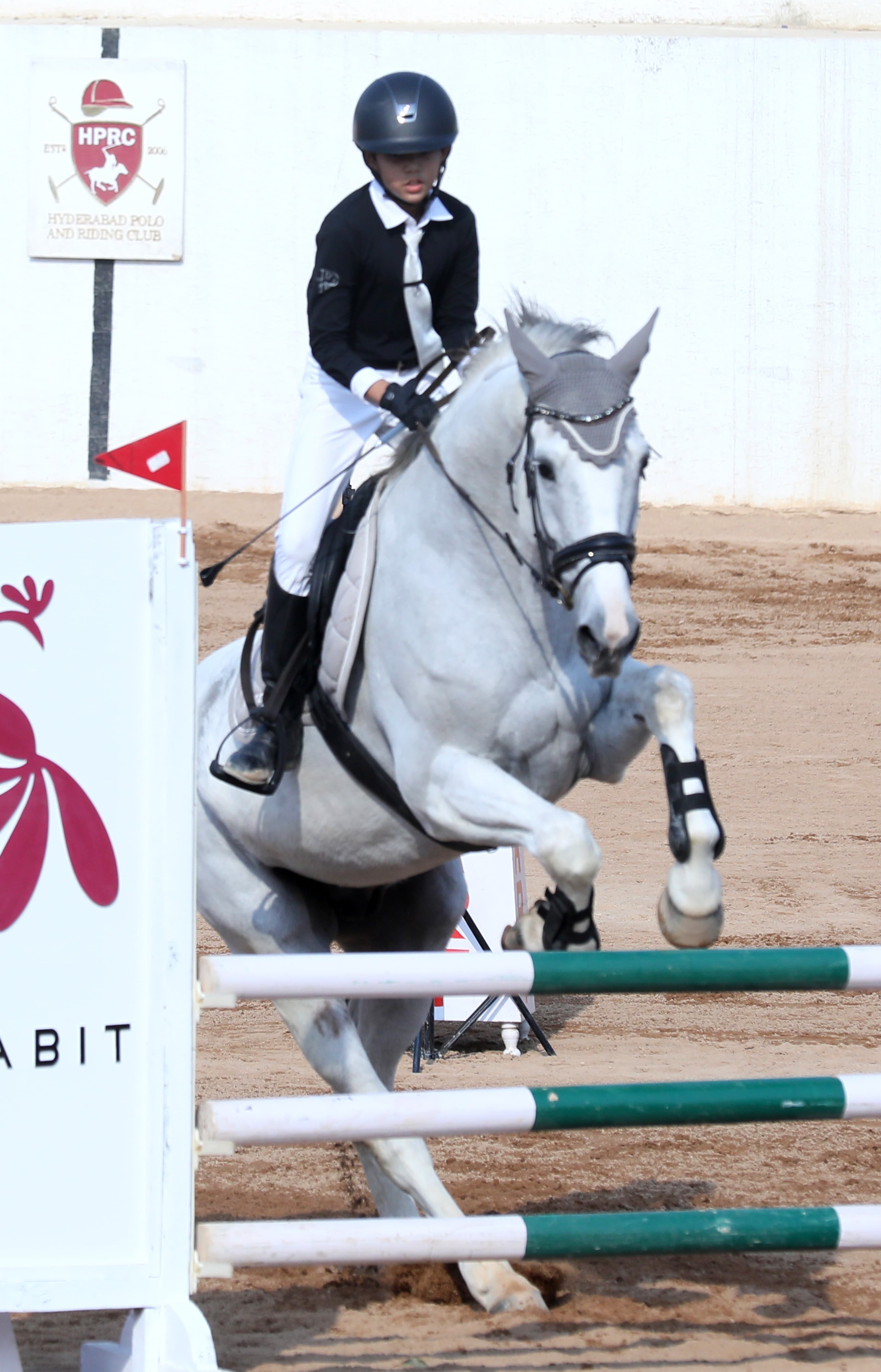 Ayaan Varma Nadimaplli on Darcy — 2nd Place, Jumping 80cm CH-II Open